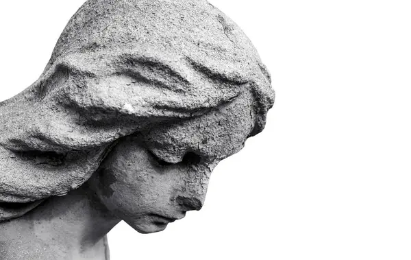 Büyük kanatları ile güzel melek. Koruyucu melek. Melek savior