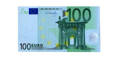 Avro parası yakın plan. Avrupa Birliği 'nin ulusal para birimi