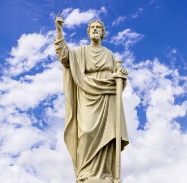 Apostle Paul with a sword as a symbol of the word of God