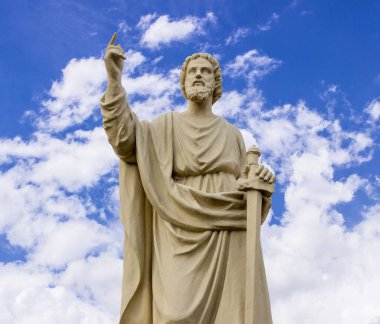 Apostle Paul with a sword as a symbol of the word of God