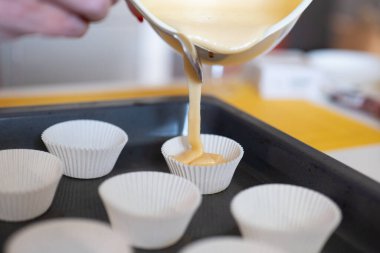 Kek hamuru üretimi, ev yapımı...