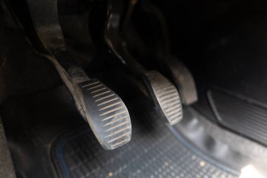 Yolcu vagonu pedallarına yakın çekim