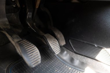 Yolcu vagonu pedallarına yakın çekim