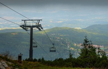 Teleferikten dağa, Karpacz Polonya