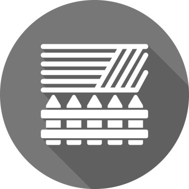 dondurma düz simgesi, vektör, illüstrasyon