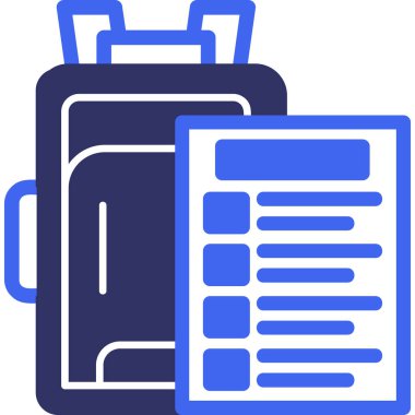 kitap simgesi ve vektör illüstrasyonu beyaz arkaplanda izole edildi