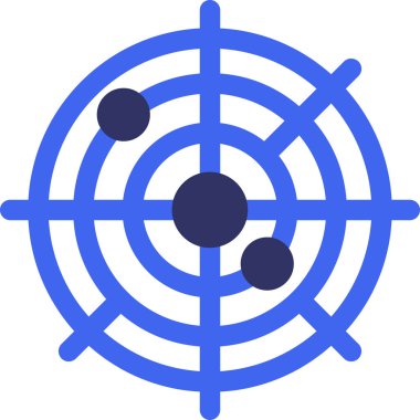 Hedef. Web simgesi basit illüstrasyon