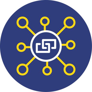 Bir web simgesinin vektör illüstrasyonu