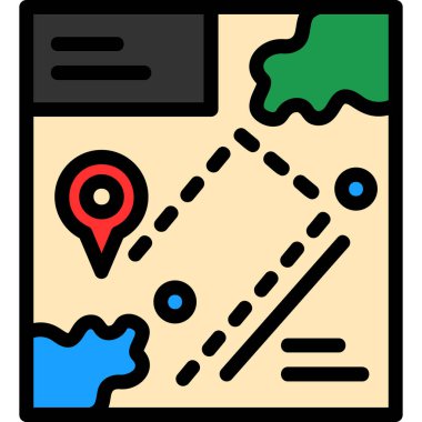 konum haritası simgesi, özet biçimi