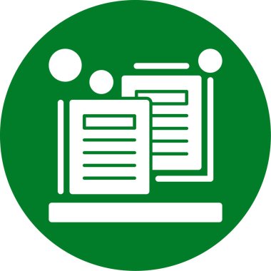 Vektör belgesi Simge illüstrasyonu