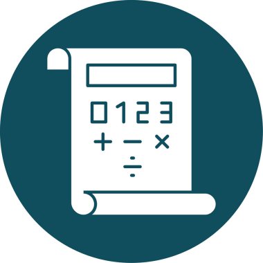 Quest Quotient Glyph Circle, Vektör Resimleri