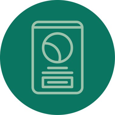 Modern eğitim ikonunun vektör illüstrasyonu