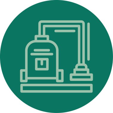 Modern bir simgenin vektör illüstrasyonu