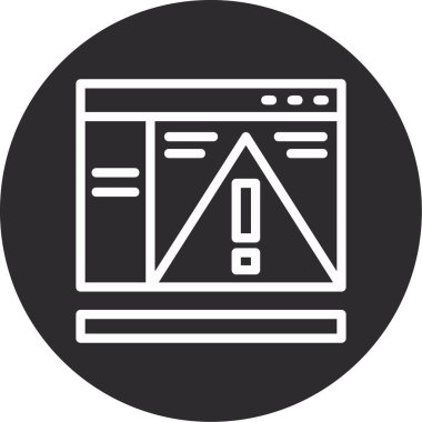 Web simgesi vektör illüstrasyonu