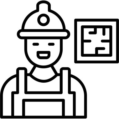 İnşaat işçisi simgesini Oluşturucu