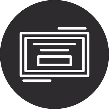 Belge simgesinin vektör illüstrasyonu