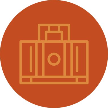 Kamera. Web simgesi basit illüstrasyon