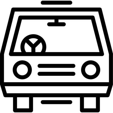 Araba sigortası simgesi ana hatlarıyla