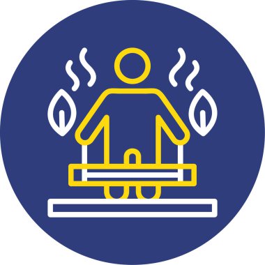 İnsan simgesinin vektör illüstrasyonu