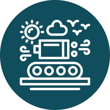 Seo web simgesinin vektör illüstrasyonu