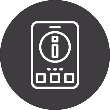 vektör telefon simgesi çizimi