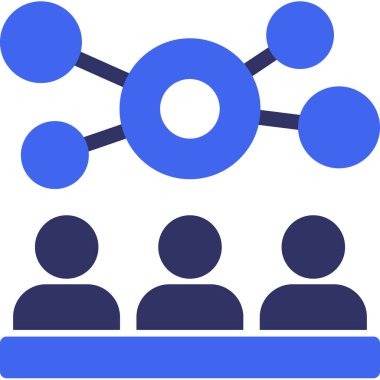 insanlar simge vektör illüstrasyonu