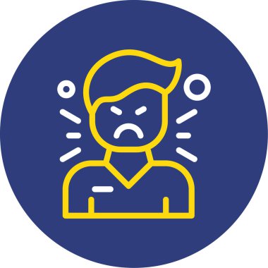 Maskeli bir adamın vektör çizimi