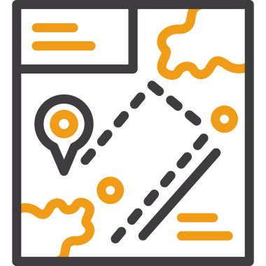 Harita gezinme konumu simgesi - taslak biçimi