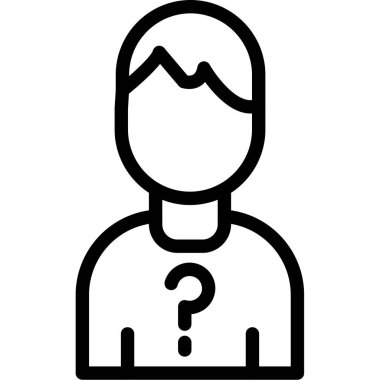 Soru işareti vektör illüstrasyonu