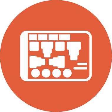 Modern b 'nin vektör illüstrasyonu eksik simgesi