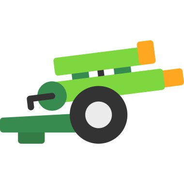 araç düz vektör simgesi