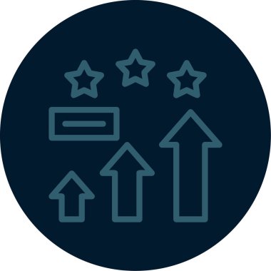 seo modern simgesinin vektör illüstrasyonu