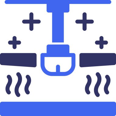 Drone simgesi, vektör illüstrasyonu