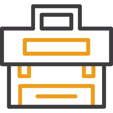 Çanta. Web simgesi basit tasarım