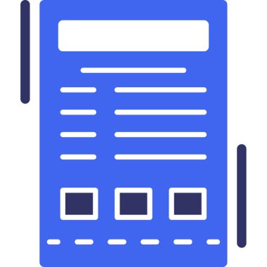 belge web simgesi basit tasarım