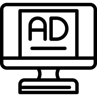 bilgisayar ekran simgesini ana hat biçiminde göster