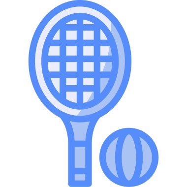 Tenis topu. Basit tasarım