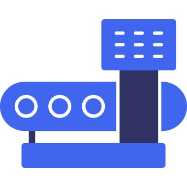 Elektrik makinesi. Web simgesi basit illüstrasyon