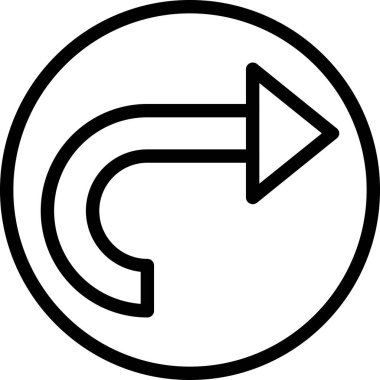 Ok. Web simgesi basit illüstrasyon