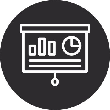 İş ve finans simgesinin vektör illüstrasyonu