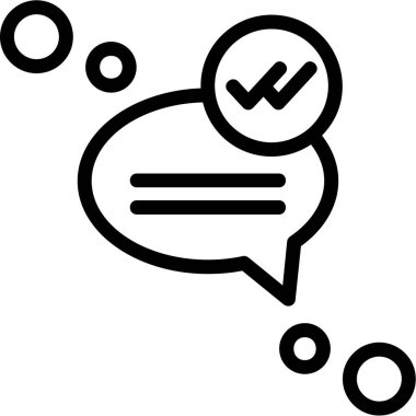 Konuş. Web simgesi basit illüstrasyon