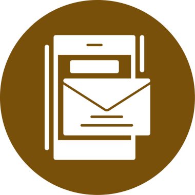 zarf simgesi vektör illüstrasyonu