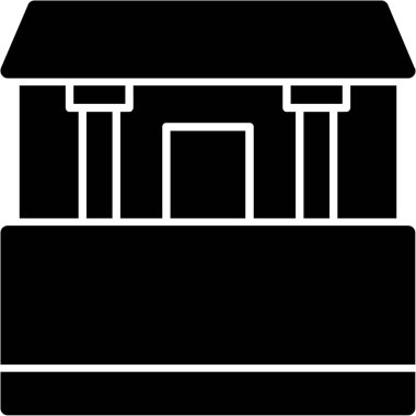 yapı yapı ikonu ana hatları biçiminde