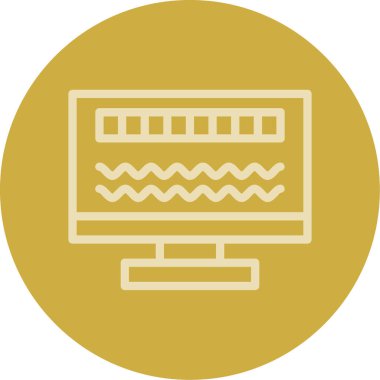 bilgisayar vektör simgesi modern simgesi