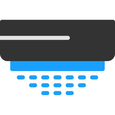 duş simgesi, vektör illüstrasyonu