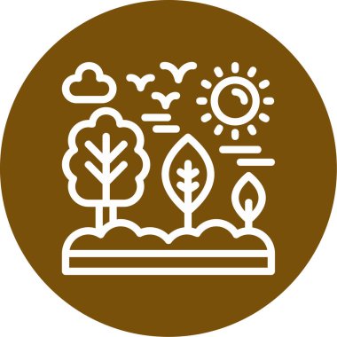 Projeniz için vektör ağacı simgesi