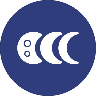 Ay simgesinin vektör illüstrasyonu