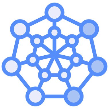 ağ web simgesi basit illüstrasyon