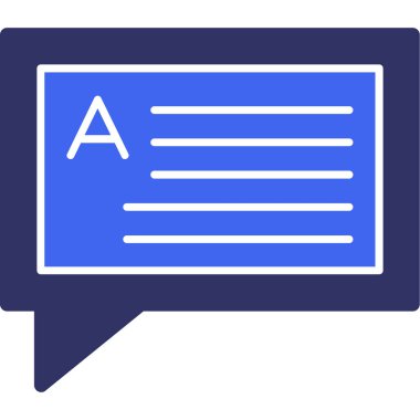 sohbet ileti simgesi