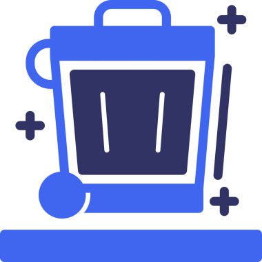 Alışveriş sepeti. Basit resimleme